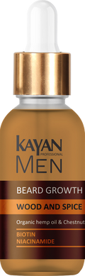 Kayan Men Сыворотка для роста бороды 30 мл