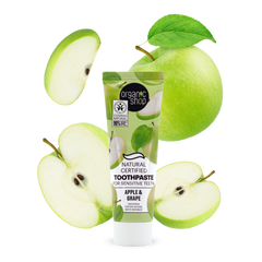 Organic Shop Зубна паста для Чутливих зубів Яблуко та виноград 100 г
