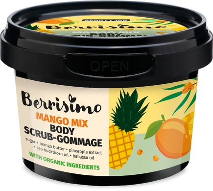 Beauty Jar Berrisimo Гоммаж для тела Mango Mix 280 г