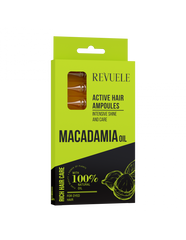 Revuele Hair Care Активні ампули для волосся з олією макадамі 8x5 мл
