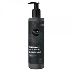 Organic Shop Men Шампунь для всех типов волос Blackwood and Mint 280 мл
