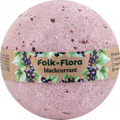 Folk&Flora Бомбочка для ванны Смородина 130 г