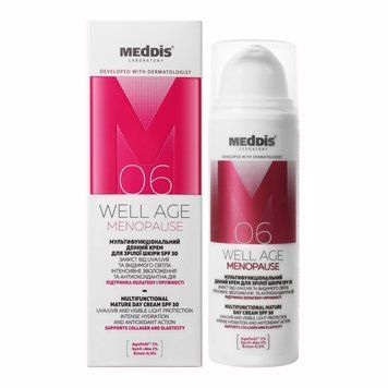Мультифункциональный дневной крем для зрелой кожи Meddis Well Age Menopause SPF 30 50 мл