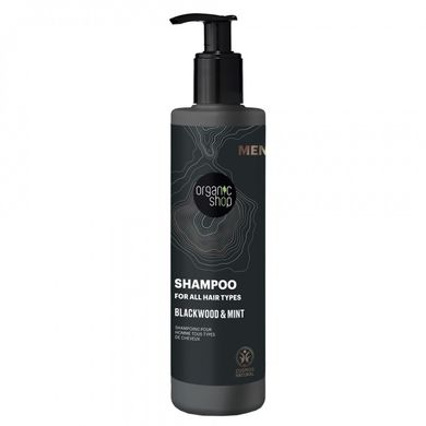 Organic Shop Men Шампунь для всіх типів волосся Blackwood and Mint 280 мл