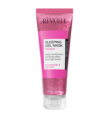 Revuele Sleeping Gel Mask Восстанавливающая Розовая маска для лица ночная 80 мл