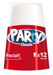 Paclan Стакан пластиковый прозрачный Party Classic 200 мл 12 шт