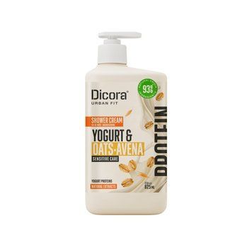 Крем-гель для душа Протеиновый йогурт и овес Dicora Urban Fit 825 мл