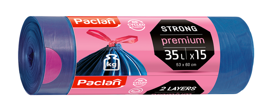 Paclan Мешки для мусора Premium 35 л