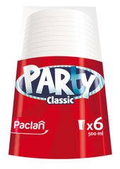 Paclan Стакан пластиковый прозрачный Party Classic 500 мл 6 шт