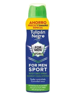 Дезодорант-спрей Tulipán Negro For Men Sport 150 мл