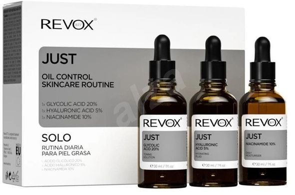 Revox B77 Just Набір сироваток для догляду за шкірою Oil Control 3*30 мл
