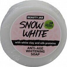 Beauty Jar Мыло с белой глиной и протеинами шелка Anti-age Snow white 80 гр