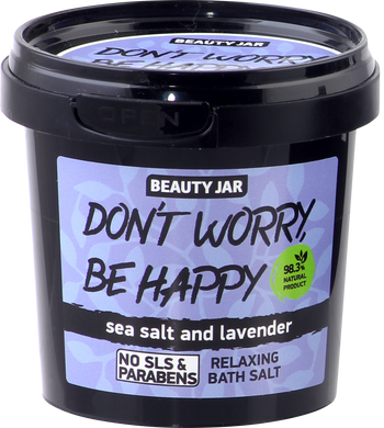 Beauty Jar Піниста сіль для ванни Do not Worry Be Happy! 200 гр