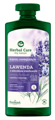 Herbal Care Релаксирующий гель-масло для ванны и душа Лаванда и ванильное молочко 500 мл