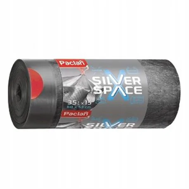 Paclan Мешки для мусора Silver Space MultiTop 35 л х 24 шт