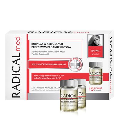 Farmona Radical Med Комплекс в ампулах против выпадения волос для женщин 15 x 5 мл
