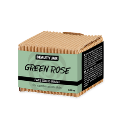 Beauty Jar Твердое мыло для лица Зеленая Роза 25 г