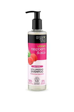 Organic Shop Шампунь для волос Объем Raspberry & Acai 280мл