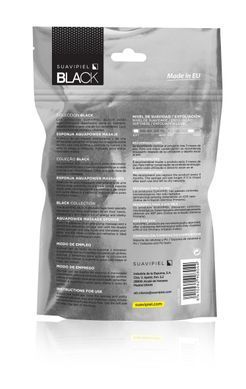 Мочалка массажная Suavipiel Аквасила Black
