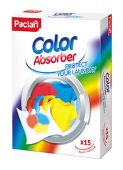 Paclan Color Absorber Салфетки для предотвращения окрашивания белья во время стирки 15 шт