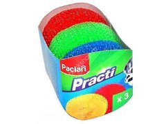 Paclan Губки кухонные пластиковые 3 шт