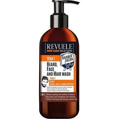 Revuele Men care Средство для мытья мужское 3в1 для бороды, лица и волос 300 мл