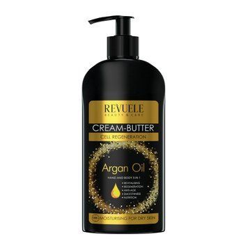 Крем батер для рук и тела 5в1 Revuele Argan Oil 400 мл