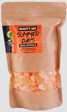 Beauty Jar Енергізуючі кристали для ванни з олією з апельсинових шкірок Summer Days 600 г