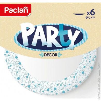 Paclan Тарілка паперова PARTY DECOR 230 мм