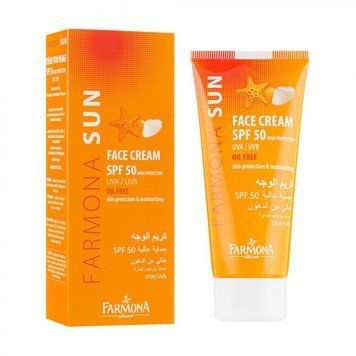 Солнцезащитный крем для лица SPF 50 Oil Free Farmona Sun 50 мл