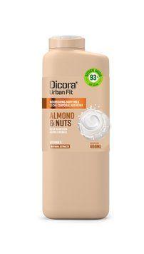 Молочко для тела Миндаль и орехи с витамином B Dicora Urban Fit 400 мл