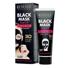 Revuele Черная маска-пленка с коэнзимами для лица 80 мл