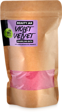 Beauty Jar Шипуча ванночка з олією солодкого мигдалю та вітаміном Е Violet Velvet 250 г