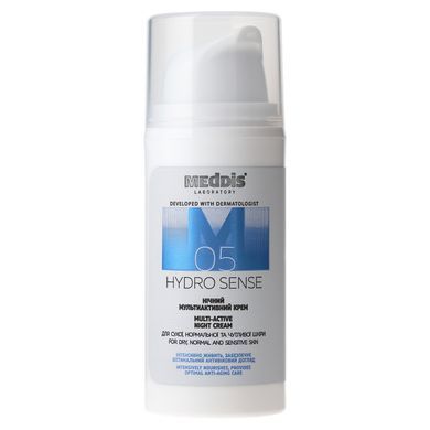 Нічний мультиактивний крем для обличчя Meddis Hydro Sense 30 мл