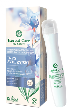 Herbal Care Крем-ролик від зморшок для шкіри навколо очей Сибірський ірис 15 мл