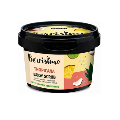 Beauty Jar Скраб для тіла цукрово-соляний Tropicana 350 г