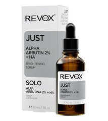 Revox B77 Just Сыворотка для лица осветляющая с альфа арбутином 2% и гиалуроновой кислотой 30 мл