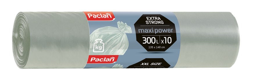 Paclan Maxi Power Мішки для сміття LDPE 300л х 10шт