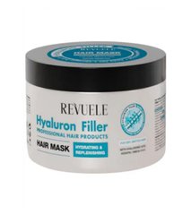 Revuele Маска-филлер для волос с гиалуроновой кислотой, кератином и кислотами омега 3-6-9 500 мл
