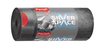 Paclan Мішки для сміття Silver Space 35 л х 15 шт