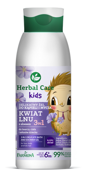 Herbal Care Kids Гель для душу та ванни 3в1 делікатний 400 мл